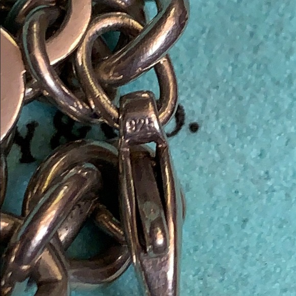 TIFFANY & CO. HEART BRACELET 925 STERLING SILVER - Picture 4 of 8